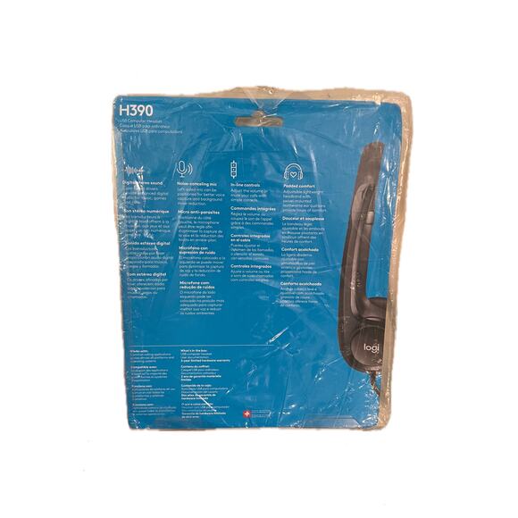 Logitech H390 USB Headset with Noise-Cancelling Mic - Picture 2 of 3